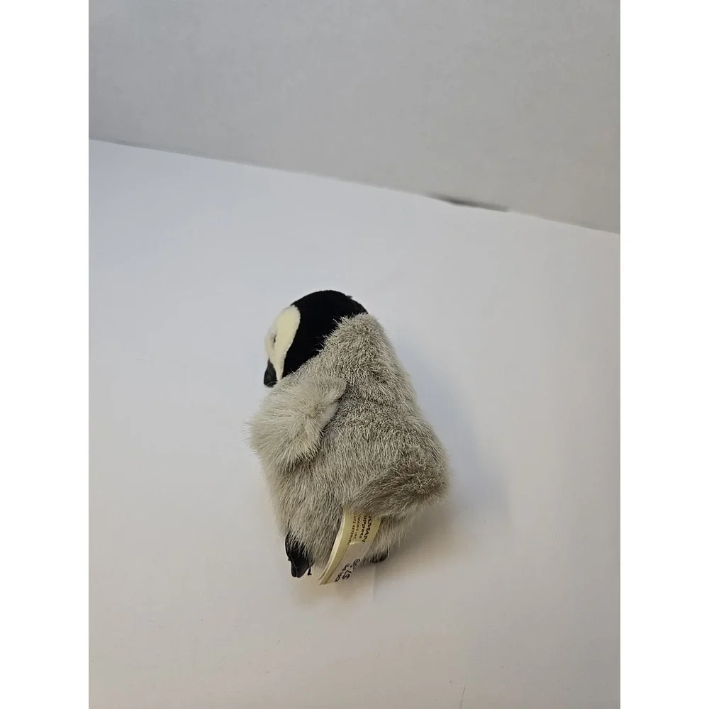 Folkmanis Emperor Penguin Mini Finger Puppet Plush 4 Inch Stuffed Animal Toy